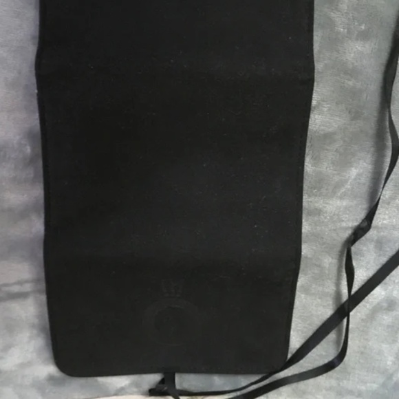 Pandora Wristlet Pouch & Tri-fold Jewelry Case Set Black - Picture 6 of 7